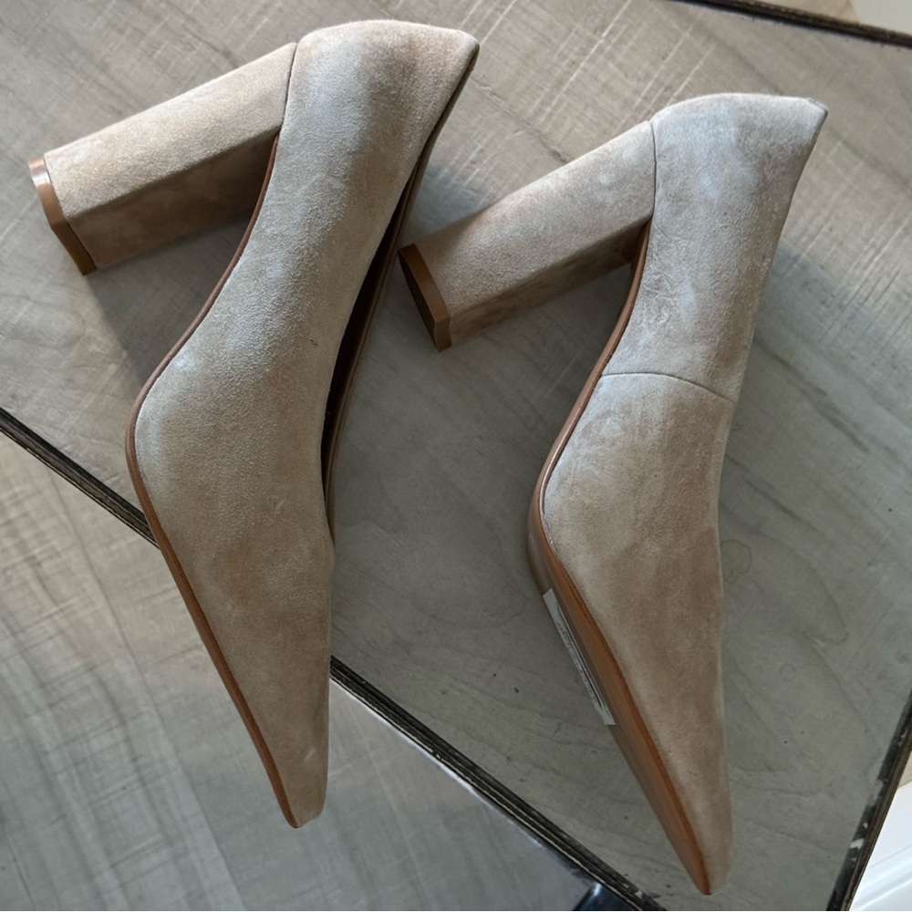NWT Jeffrey Campbell Suede Potent Toe Pump - Picture 5 of 12